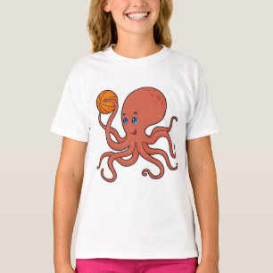 Octopus Basketball-Spieler Basketball T-Shirt