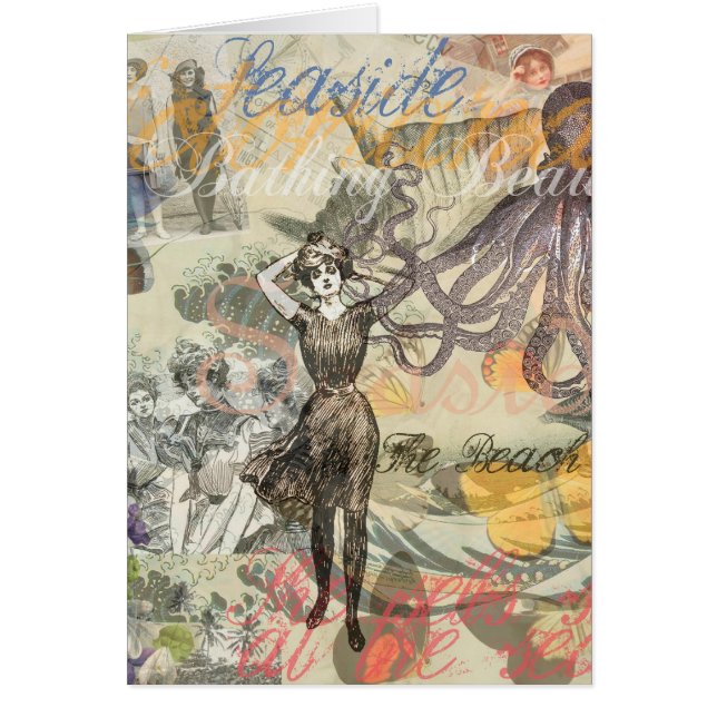 Octopus Beach Antique Côte Steampunk (Devant)