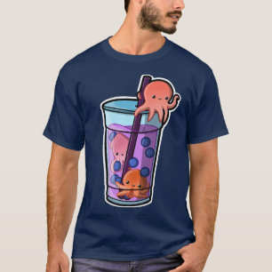 Octopus Bubble Tee Adorable Kawaii Niedlicher Bob