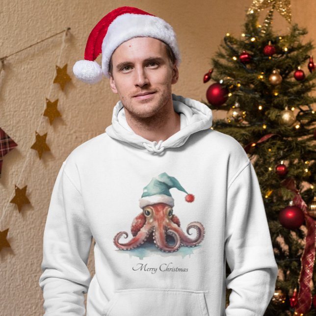 Octopus Christmas Joy, Brauch Hoodie (Von Creator hochgeladen)