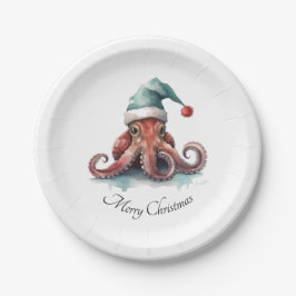 Octopus Christmas Joy, Brauch Pappteller
