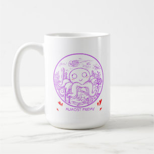 Octopus Coffee Mug Gift Cute Octopus Lover