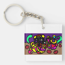 Octopus cool style schlüsselanhänger