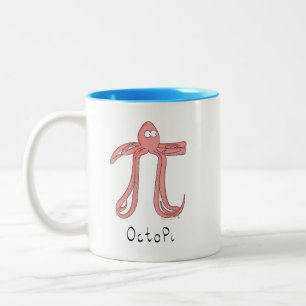 Octopus Cute Math Pi Day Café Mug
