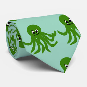 Octopus Design Krawatte