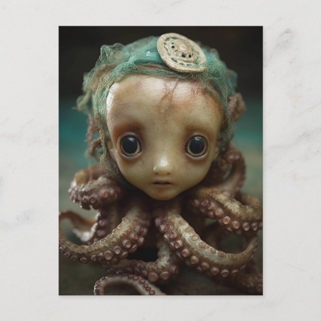 Octopus Doll Postkarte (Vorderseite)
