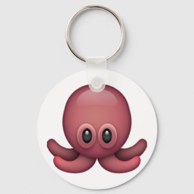 Octopus - Emoji Schlüsselanhänger (Vorderseite)