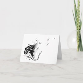 Octopus Farewell Karte