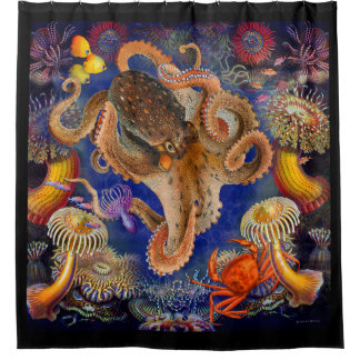 Octopus Garden Sower Vorhang