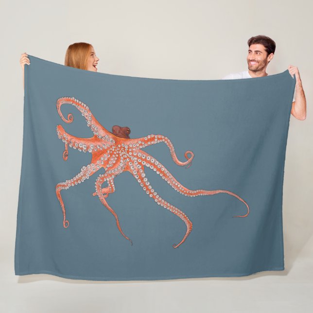 Octopus Hugs Fleecedecke (Beispiel)