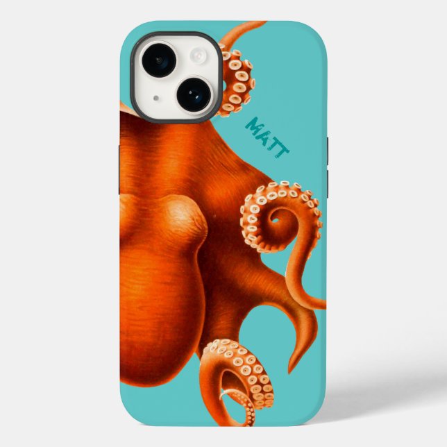 Octopus iPhone Case für ihn oder sie (Rückseite)