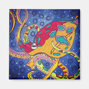Octopus Kühlschrank Magnet