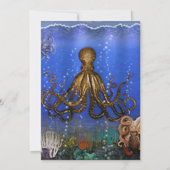 Octopus' Lair - farbenfroh (Vorderseite)