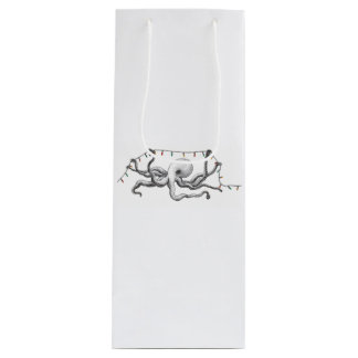 Octopus & Lights-Geschenktasche Geschenktüte Für Weinflaschen