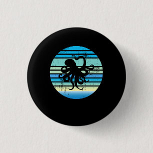 Octopus Meeresbiologe Button