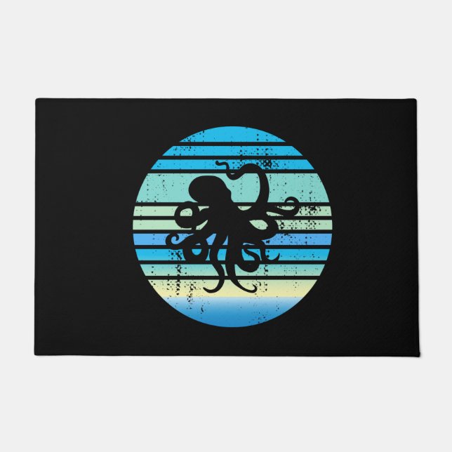 Octopus Meeresbiologe Fußmatte (Vorderseite)