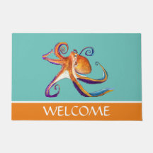 Octopus Meereswelt Aquarellkunst