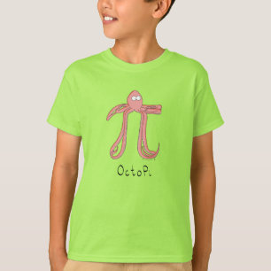 Octopus mignon Math Pi Day T-Shirt garçon