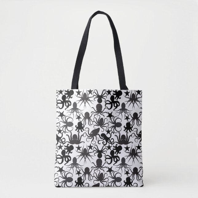 Octopus-Muster.w Kein BG Tasche (Vorderseite)