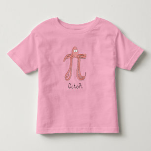 Octopus Niedlich Mathe Pi Day Kinderkind T - Shirt