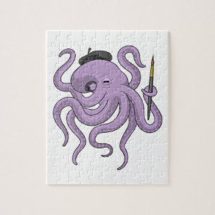 Octopus Painter Pinsel