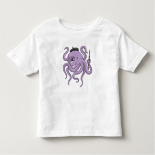Octopus Painter Pinsel Kleinkind T-shirt