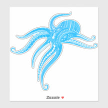 OCTOPUS POLYNESIAN TRIBAL LtBlue