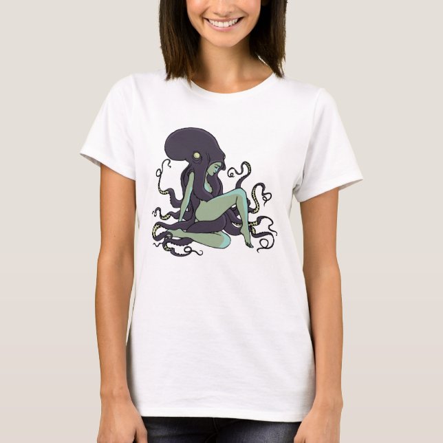 Octopus Queen T-Shirt (Vorderseite)