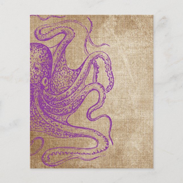 Octopus Scrapbook Paper (Vorderseite)