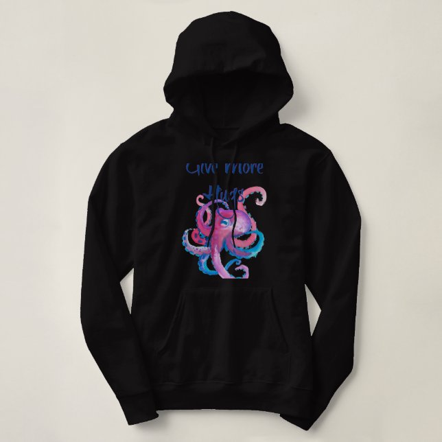 Octopus-Shirt Octopus Lover-Geschenk Octopus Hugs  Hoodie (Design vorne)