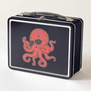 Octopus-Sonnenbrille Metall Brotdose