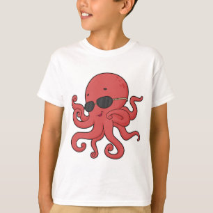 Octopus-Sonnenbrille T-Shirt