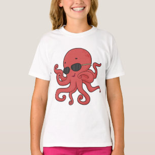 Octopus-Sonnenbrille T-Shirt
