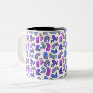 Octopus-Tasse Zweifarbige Tasse