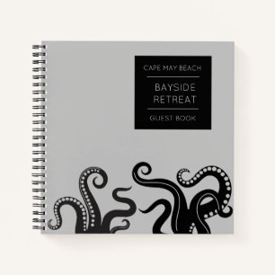 Octopus Tentacle Beach House Spiral Livre d'invité
