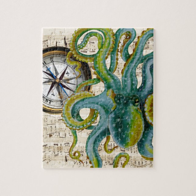 Octopus Tentacles Compass Music (Vertikal)