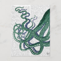 Octopus Tentacles Grün und Blau