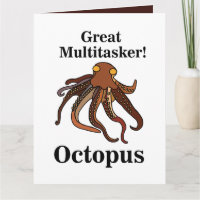 Octopus Tentacles Multitasker Funny Geburtstag