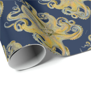Octopus Vulgaris von Ernst Haeckel Wrapping Paper Geschenkpapier