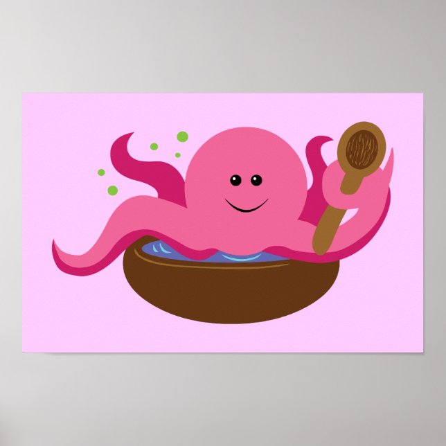Octopussuppe Poster (Vorne)