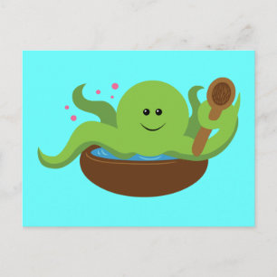 Octopussuppe Postkarte