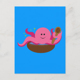 Octopussuppe Postkarte