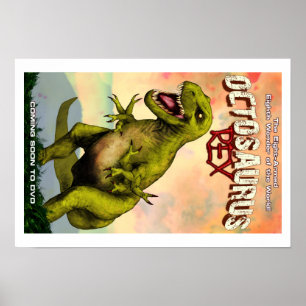 Octosaurus Rex 19" x 13" (Matte) Poster