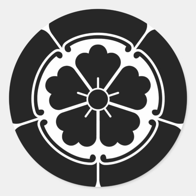 ODA-ONODERA RUNDER AUFKLEBER (Vorderseite)