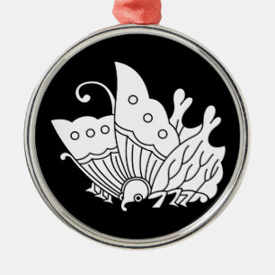 Oda-Schmetterling Ornament Aus Metall