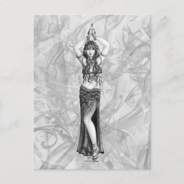 Odalisk Postkarte (Vorderseite)