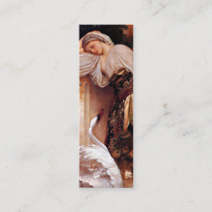 Odaliske Lesezeichen von Frederick Lord Leighton Mini Visitenkarte