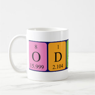 Odalys tasse de nom de table périodique