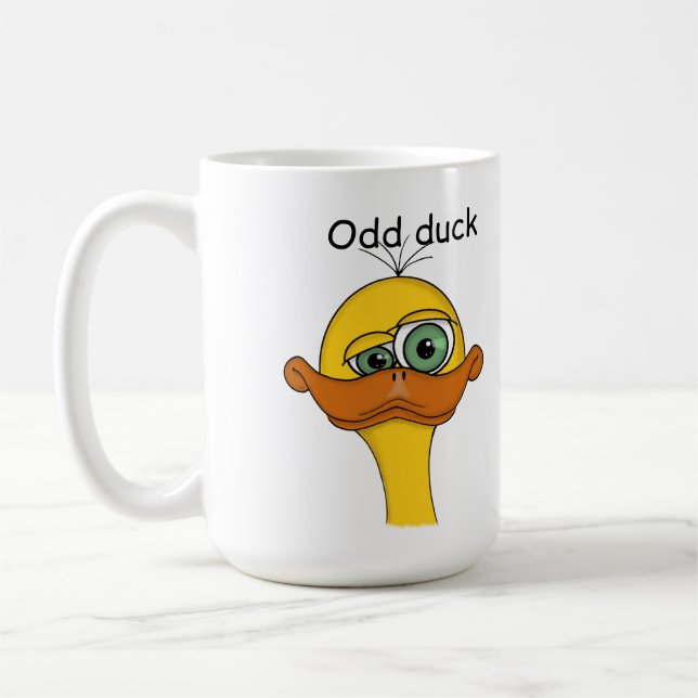 Odd Cartoon Duck Kaffeetasse (Links)