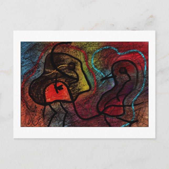 Odd Couple Postkarte (Vorderseite)